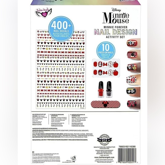 MINNIE MOUSE NAIL DESIGN SET - Picture 3 of 5